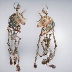 Betsy Johnson unicorn earrings